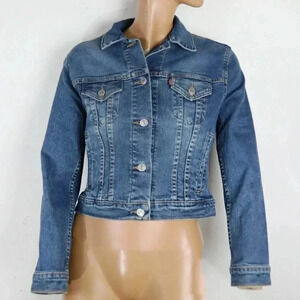 Vintage Levis Long Sleeve Button Up Denim Jean Jacket